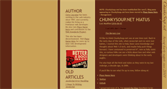 Desktop Screenshot of chunkysoup.net